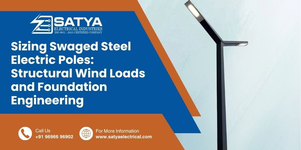 Sizing Swaged Steel Electric Poles: Structural Wind Loads and Foundation Engineering