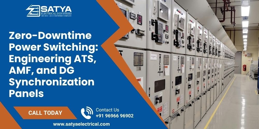 Zero-Downtime Power Switching: Engineering ATS, AMF, and DG Synchronization Panels